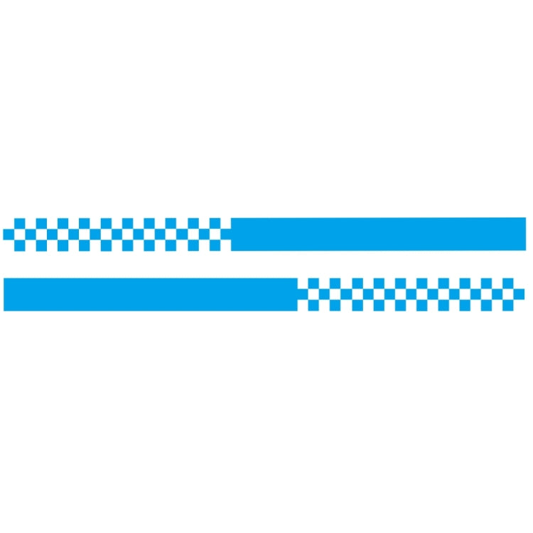 2 PCS/Set D-282 Waistline Pattern Car Modified Decorative Sticker