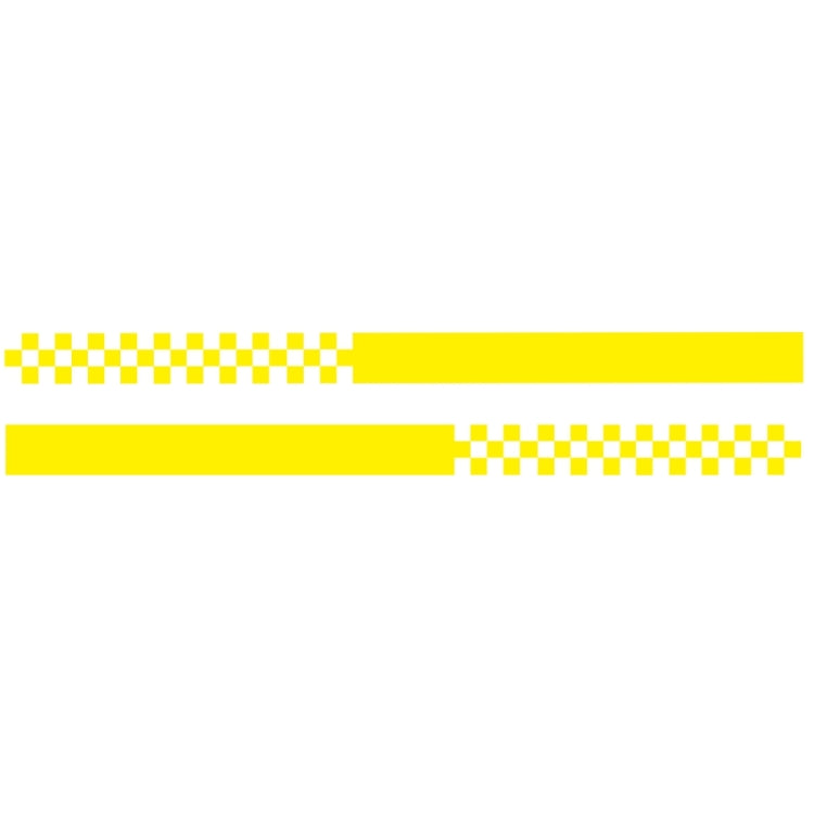 2 PCS/Set D-282 Waistline Pattern Car Modified Decorative Sticker