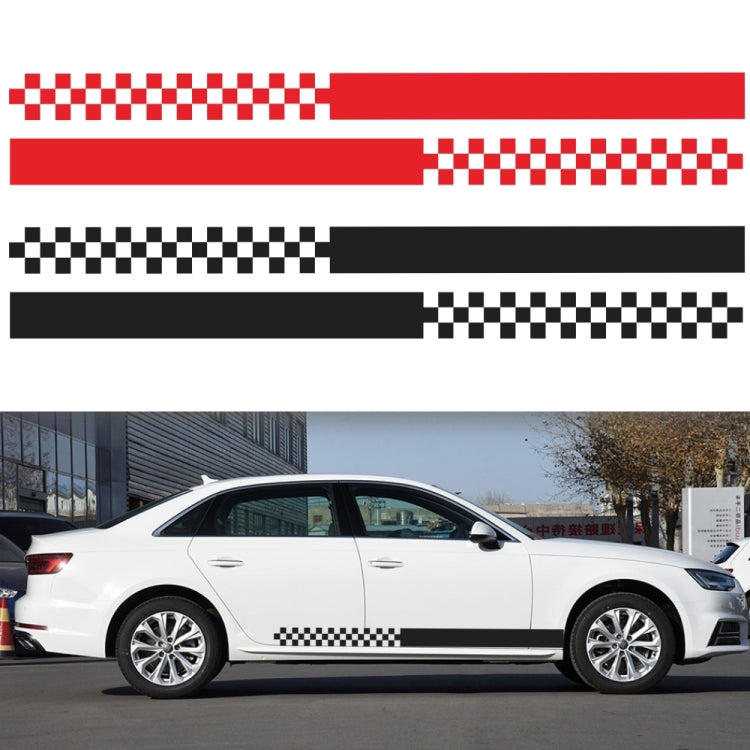 2 PCS/Set D-282 Waistline Pattern Car Modified Decorative Sticker