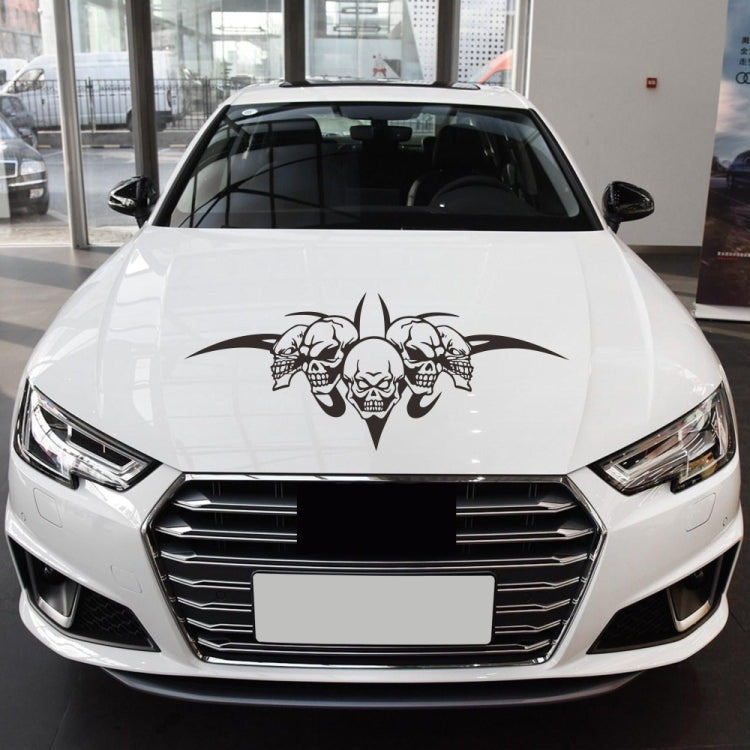 D-299 Skull Pattern Car Modified Hood Decorative Sticker