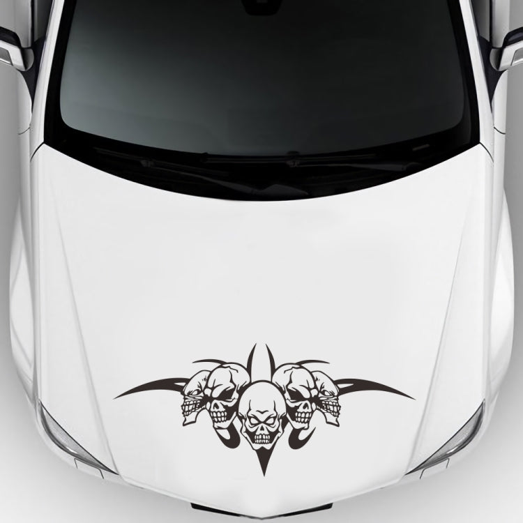 D-299 Skull Pattern Car Modified Hood Decorative Sticker