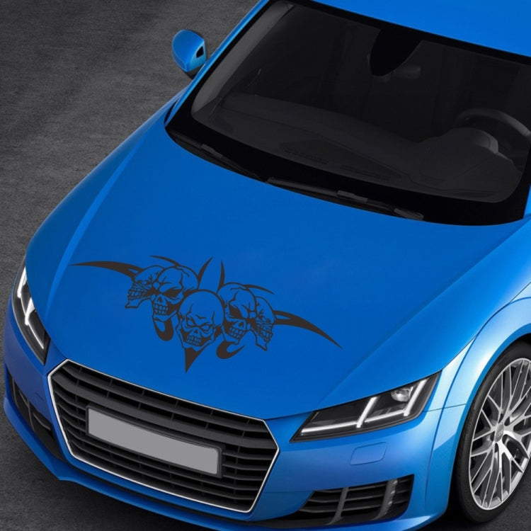 D-299 Skull Pattern Car Modified Hood Decorative Sticker