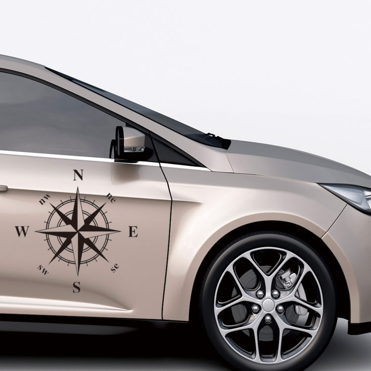 D-366 Compass Pattern Car Modified Decorative Sticker