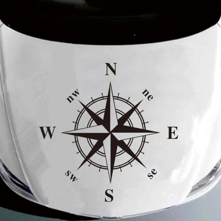 D-366 Compass Pattern Car Modified Decorative Sticker