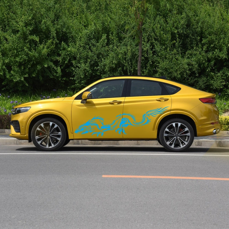 2 PCS/Set D-418 Dragon Totem Tribe Pattern Car Modified Decorative Sticker