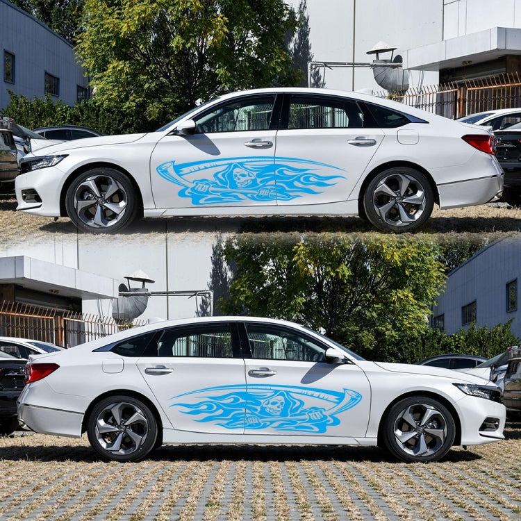 2 PCS/Set D-435 Grim Reaper Pattern Car Modified Decorative Sticker