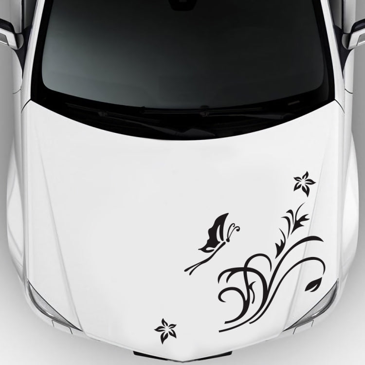 D-462 Butterfly Loves Flowers Pattern Car Modified Decorative Sticker