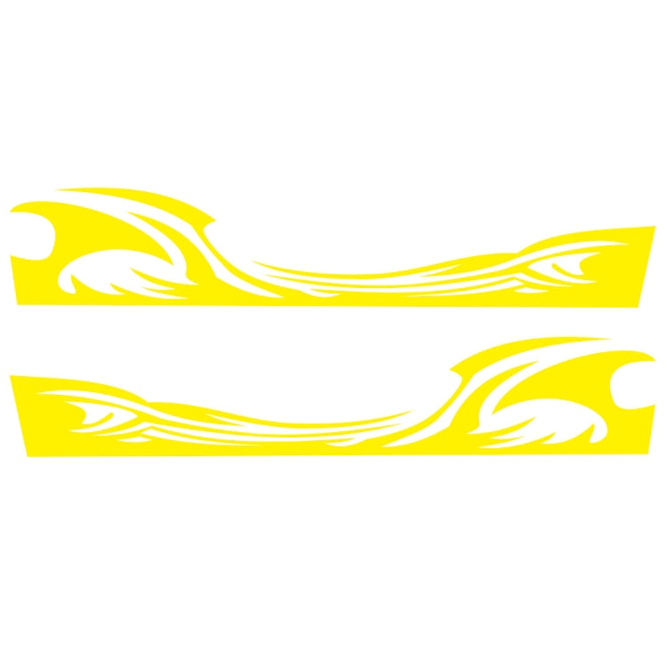 2 PCS/Set D-467 Waves Pattern Car Modified Decorative Sticker
