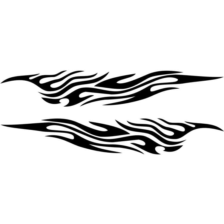 2 PCS/Set D-476 Fire Element Pattern Car Modified Decorative Sticker