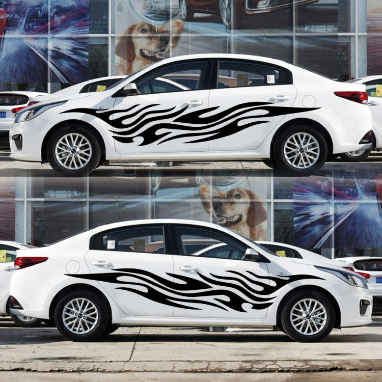 2 PCS/Set D-476 Fire Element Pattern Car Modified Decorative Sticker