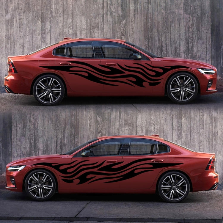 2 PCS/Set D-476 Fire Element Pattern Car Modified Decorative Sticker