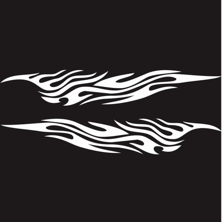 2 PCS/Set D-476 Fire Element Pattern Car Modified Decorative Sticker