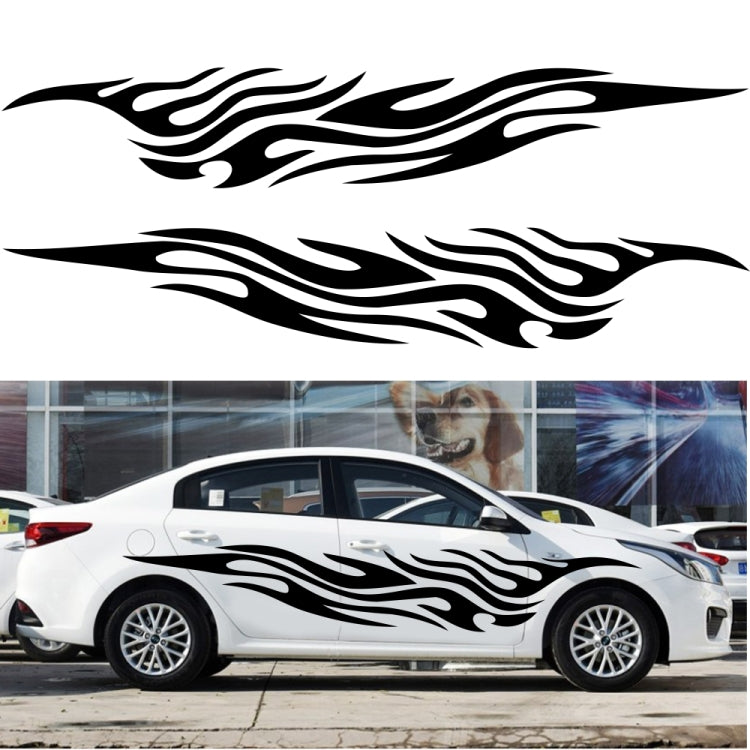 2 PCS/Set D-476 Fire Element Pattern Car Modified Decorative Sticker