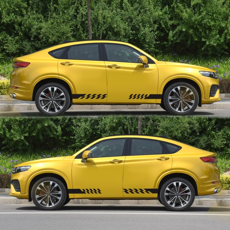 2 PCS/Set D-487 Stripe Pattern Car Modified Decorative Sticker