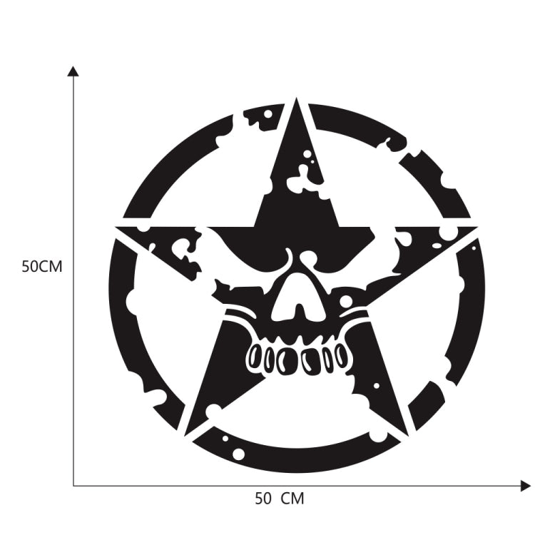 D-520 Star Pattern Car Modified Hood Decorative Sticker