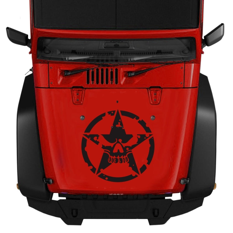 D-520 Star Pattern Car Modified Hood Decorative Sticker
