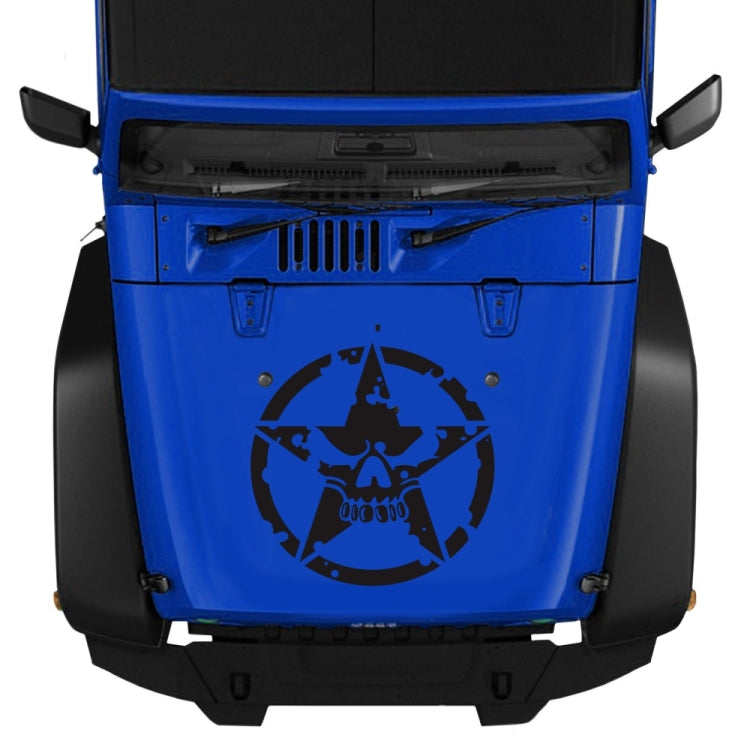 D-520 Star Pattern Car Modified Hood Decorative Sticker