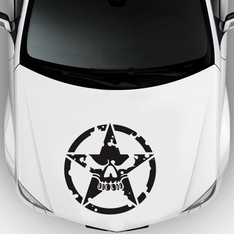 D-520 Star Pattern Car Modified Hood Decorative Sticker
