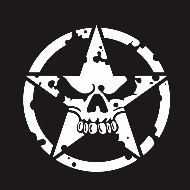 D-520 Star Pattern Car Modified Hood Decorative Sticker