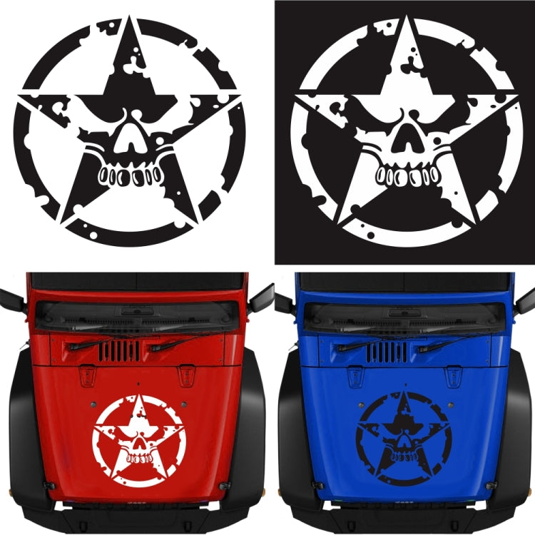 D-520 Star Pattern Car Modified Hood Decorative Sticker