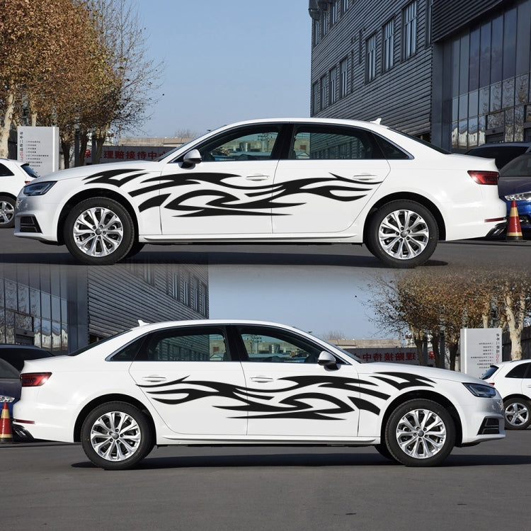 2 PCS/Set D-521 Fire Totem Pattern Car Modified Decorative Sticker