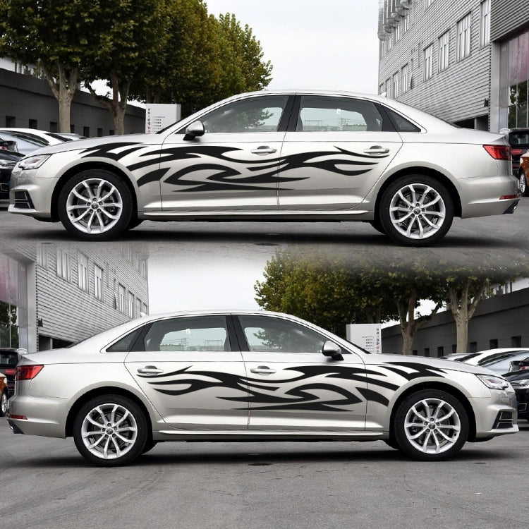 2 PCS/Set D-521 Fire Totem Pattern Car Modified Decorative Sticker