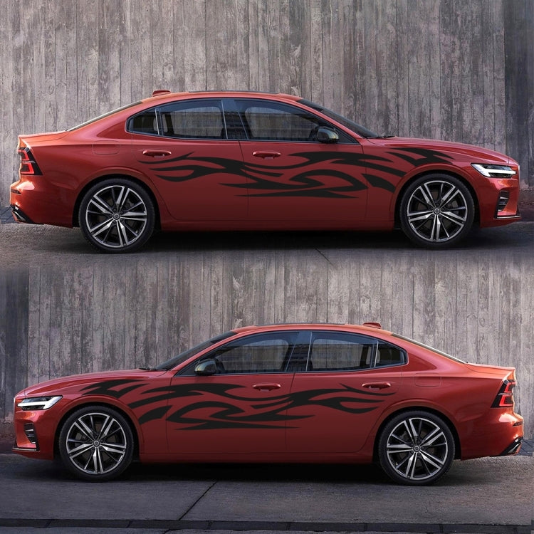 2 PCS/Set D-521 Fire Totem Pattern Car Modified Decorative Sticker