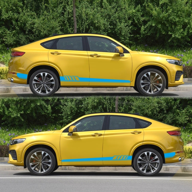 2 PCS/Set D-608 Stripe Pattern Car Modified Decorative Sticker