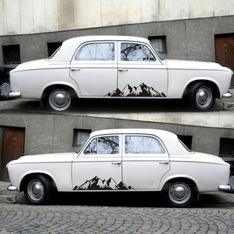 2 PCS/Set D-750 Mountain Pattern Car Modified Decorative Sticker