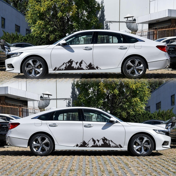 2 PCS/Set D-750 Mountain Pattern Car Modified Decorative Sticker