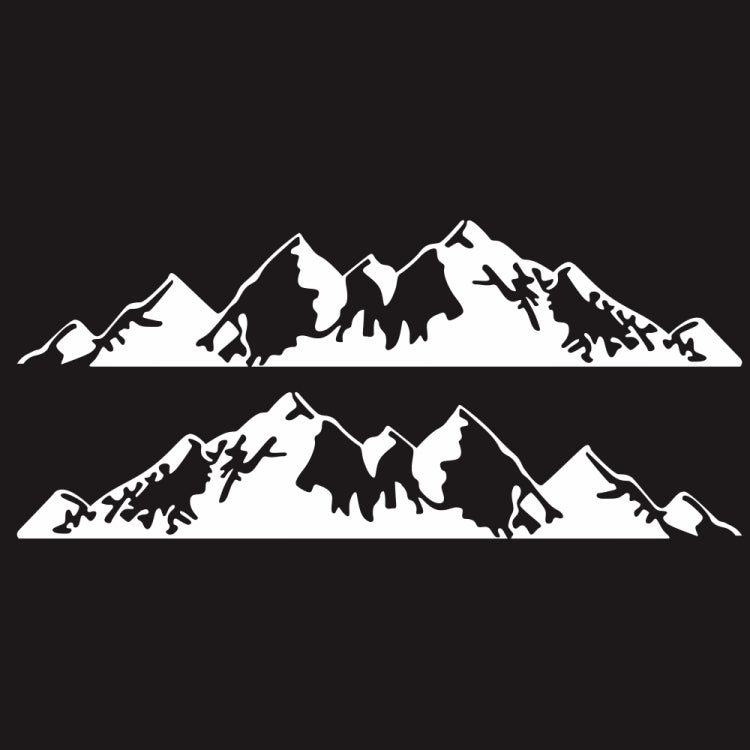 2 PCS/Set D-750 Mountain Pattern Car Modified Decorative Sticker