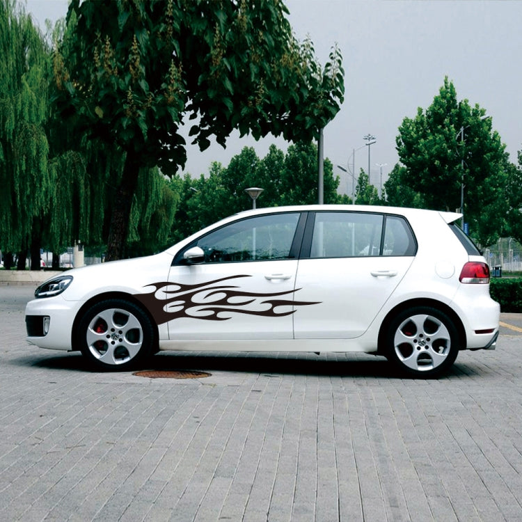 2 PCS/Set D-751 Flame Pattern Car Modified Decorative Sticker