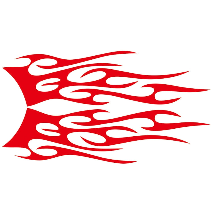 2 PCS/Set D-751 Flame Pattern Car Modified Decorative Sticker