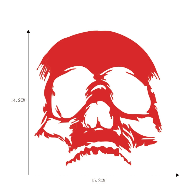 D-774 Evil Skull Pattern Car Modified Decorative Sticker