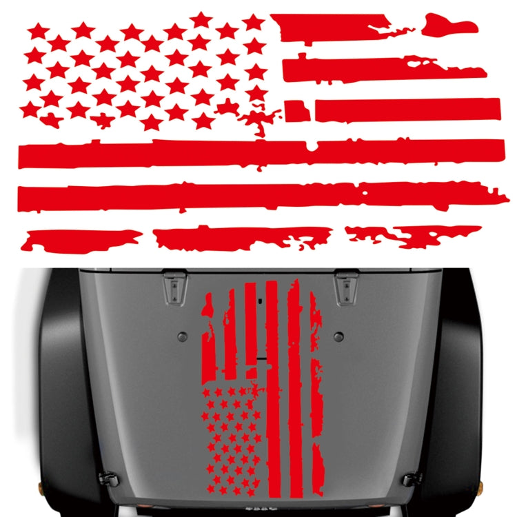 D-778 American Flag Pattern Car Modified Decorative Sticker