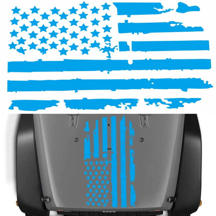 D-778 American Flag Pattern Car Modified Decorative Sticker