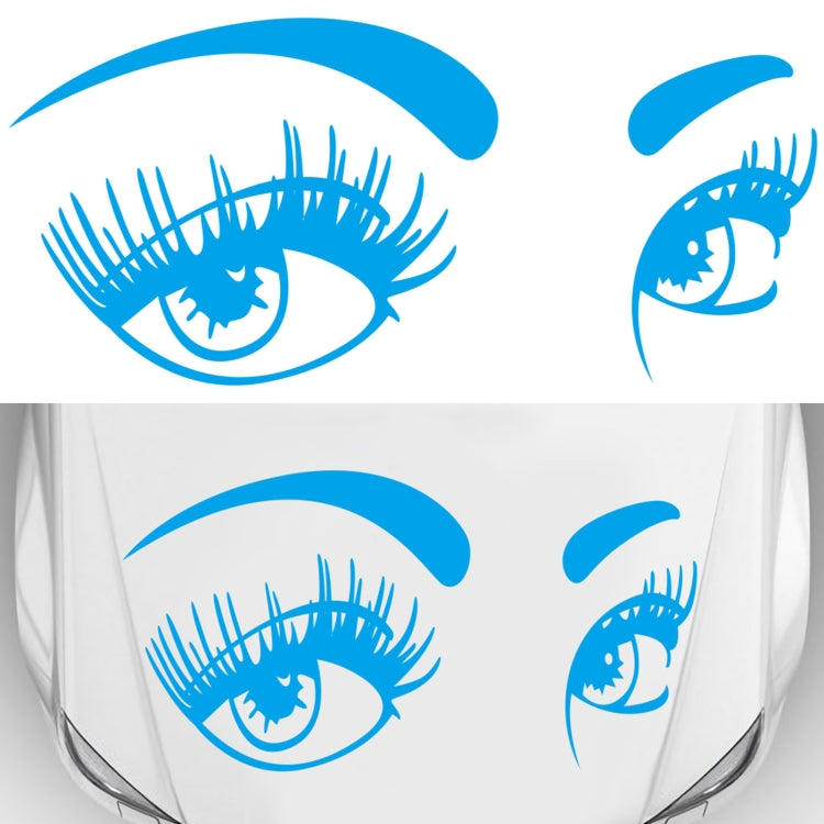 D-821 Beauty Eyes Pattern Car Modified Decorative Sticker