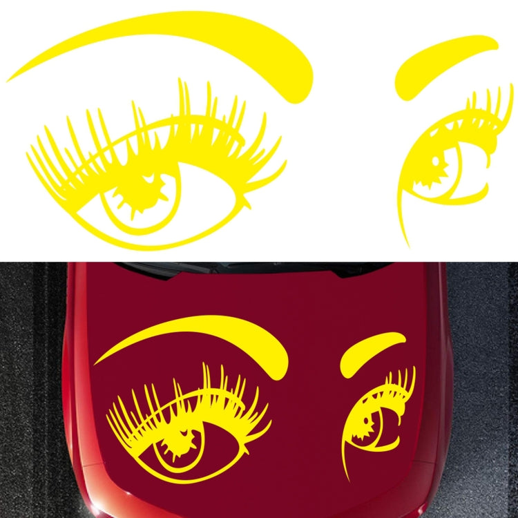D-821 Beauty Eyes Pattern Car Modified Decorative Sticker