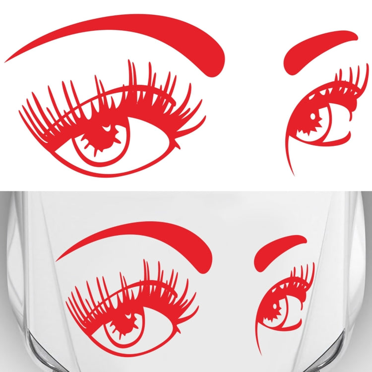 D-821 Beauty Eyes Pattern Car Modified Decorative Sticker