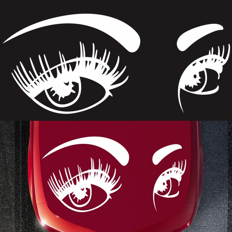 D-821 Beauty Eyes Pattern Car Modified Decorative Sticker