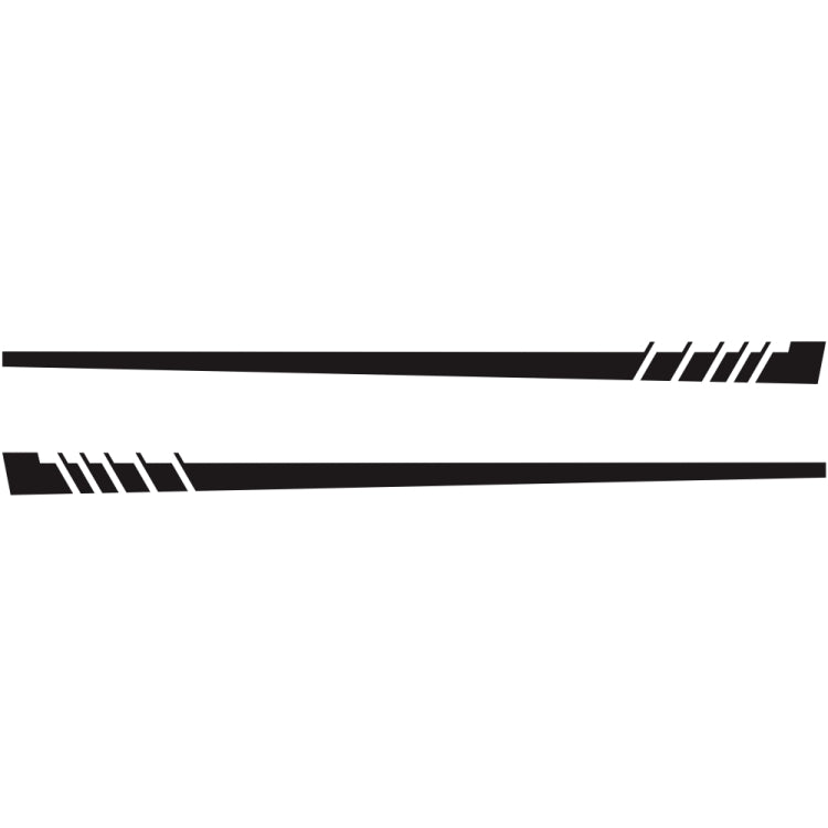 2 PCS/Set D-854 Stripe Pattern Car Modified Decorative Sticker