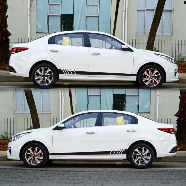 2 PCS/Set D-854 Stripe Pattern Car Modified Decorative Sticker