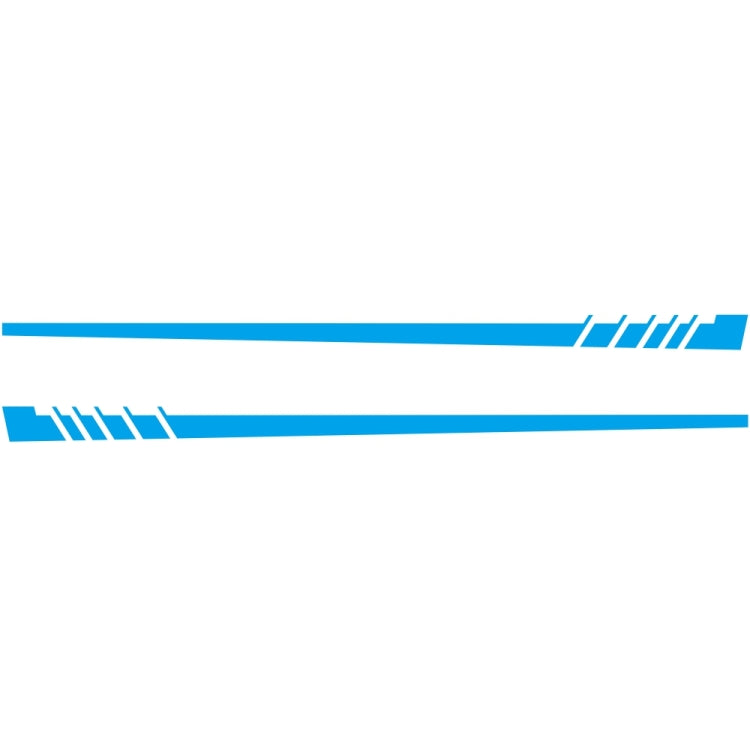 2 PCS/Set D-854 Stripe Pattern Car Modified Decorative Sticker