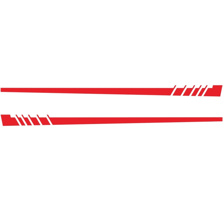 2 PCS/Set D-854 Stripe Pattern Car Modified Decorative Sticker