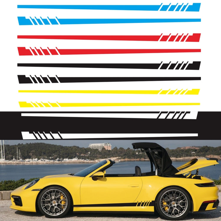 2 PCS/Set D-854 Stripe Pattern Car Modified Decorative Sticker