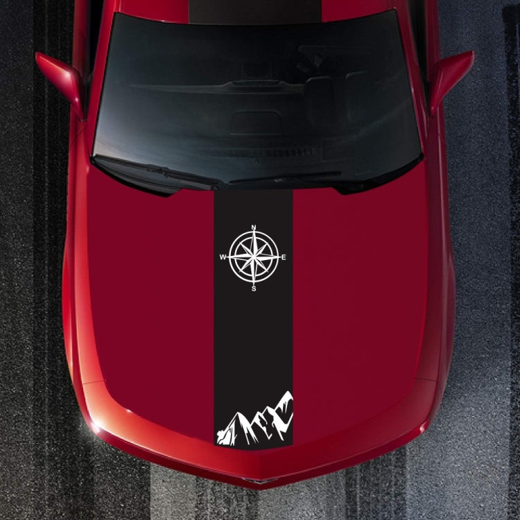 D-864 Compass Pattern Car Modified Decorative Sticker