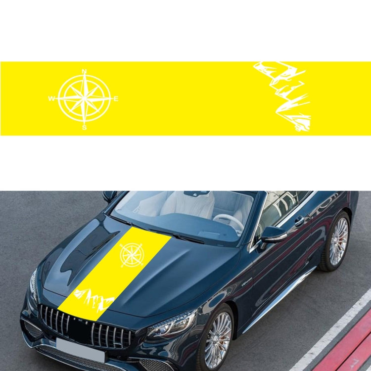 D-864 Compass Pattern Car Modified Decorative Sticker