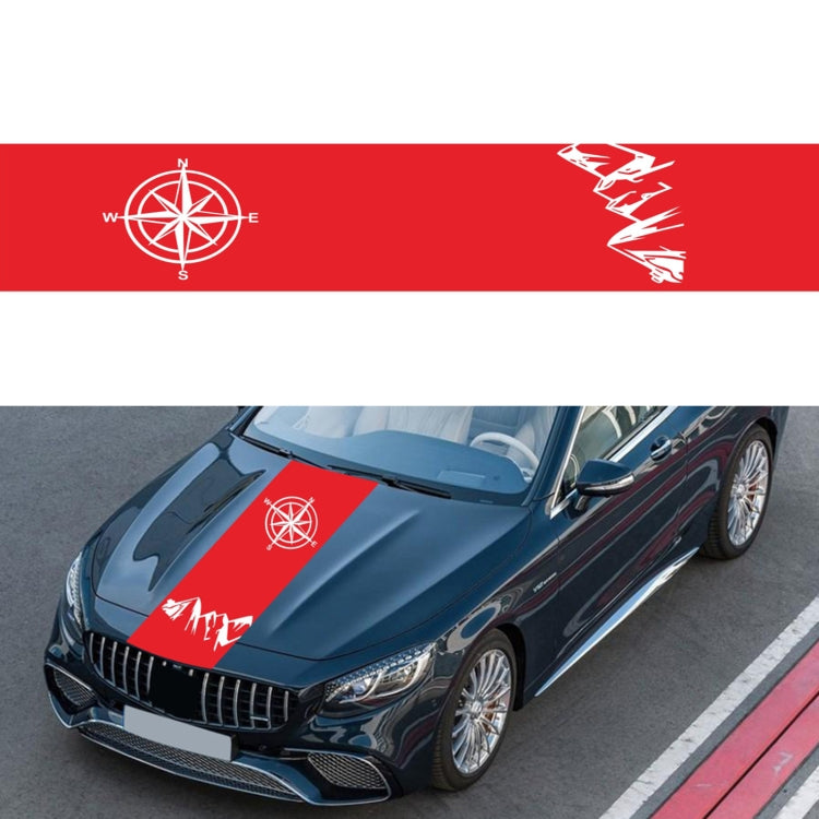 D-864 Compass Pattern Car Modified Decorative Sticker