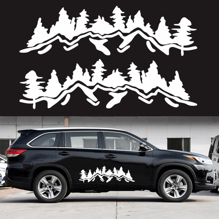 2 PCS/Set D-924 Mountain Woods Pattern Car Modified Decorative Sticker