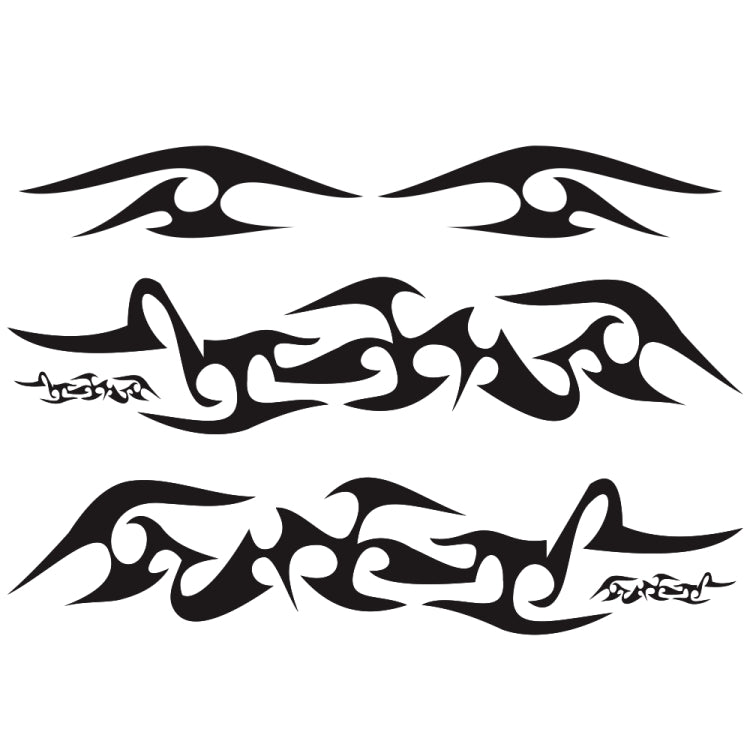 2 PCS/Set D-925 Flame Pattern Car Modified Decorative Sticker